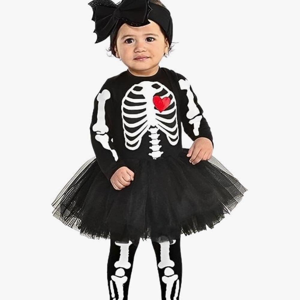 Amscan Baby Bones baby costume. NWT 6-12 months (Z)